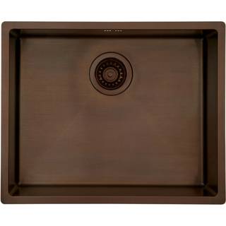 Lavabo Kubus 500 soft køkkenvask 54 x 44 cm i Bruneret messing (patinere ved brug)