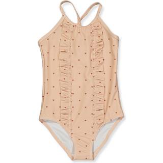 Lil Atelier Rose Dust Hjerte Badedragt - Str. 3y 98cm