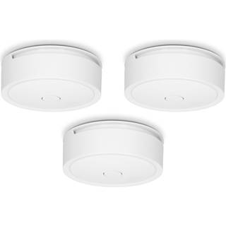 Alecto - Trådløs tilslutningsbar røgdetektor 10 år 3-pak Hvid - SA61 3X