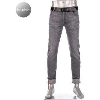 Alberto Bike Herren Jeans grau