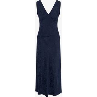 Omnes Omnes Navy Iris Maxi Dress