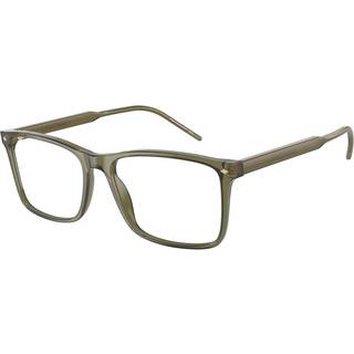 Giorgio Armani Mand AR7258 6074 Optiske stel Acetat Grøn Transparent Firkantet Normal