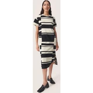 Soaked In Luxury Sleve Dress Ss Kjoler 30406043 Black And Sandshell Block (MEDIUM)