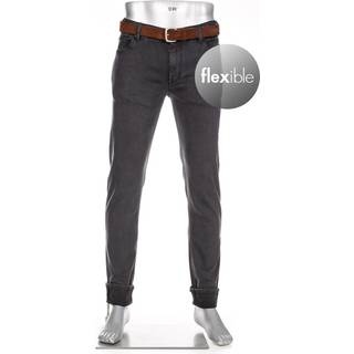 Alberto Bike Herren Jeans grau Slim Fit
