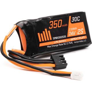 Spektrum -  SPMX3502S30 - 7.4V 350mAh 2S LiPo Battery: SCX24 PH 2.0