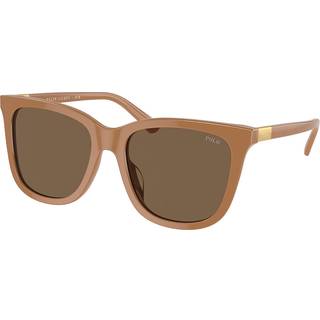 Polo Ralph Lauren PH4201U 619673 55 Solbriller Kvinder Brun - Shiny Brown - 55mm