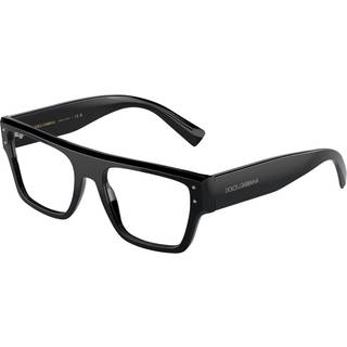 Dolce & Gabbana DG3384 501 52 Briller Mænd Black - Black - 52mm
