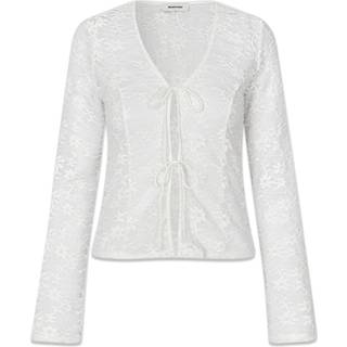 Modström TildeMD ls lace top - Soft White - XS - Top