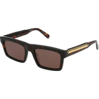 Stella McCartney Kvinde SC0208S 003 Outlet solbriller Acetat Havana Brun Firkantet Normal