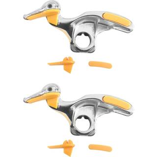 Qwork d?kskifter 2 pakke bild?kskifter mount demount and hovedv?rkt?j med 1 par kantbeskytter til udskiftning st?bt st?l 30 mm