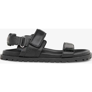 Whistles Whistles Black Sporty Ria Touch Fasten Sandals