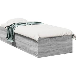 Sengestel Konstrueret Træ Grå Sonoma-Eg - 35 cm / 90 x 200 cm