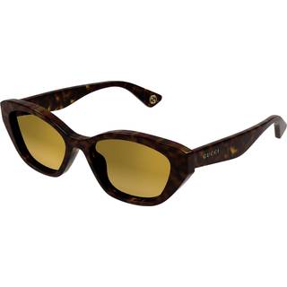 Gucci GG1638S 002 54 Solbriller Kvinder Tortoiseshell - Tortoise - 54mm