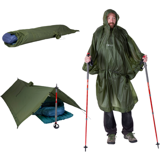 Exped Bivy Poncho UL Moss, 0, OneSize