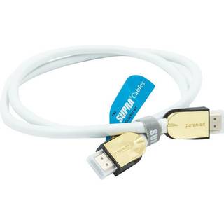 SUPRA HDMI 2.1 kabel, hvid | 2,00 meter (8K@60Hz) | PRIS-MATCH