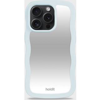 Wavy Case Mineral Blue/Mirror iPhone 14 Pro - Blå - Add QTY