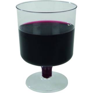 Rødvinsglas klar på fod 20cl 400 stk PS