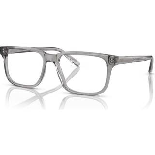 Emporio Armani Mand EA3218 5075 Optiske stel Acetat Grå Transparent Firkantet Normal