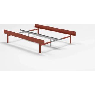 Moebe Bed Sengeramme 90-180 cm Med Høje Ben Terracotta