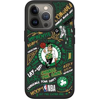 iPhone 13 Pro RhinoShield SolidSuit Håndværker NBA Cover m. Boston Celtics - Graffiti