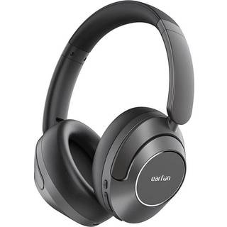 Earfun WavePro Bluetooth-hovedtelefoner - krystalklar lyd og aktiv støjreduktion - Svart