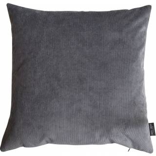 Louise Smærup - Pude, fløjl u. strop - Light Grey (50x50 cm.)