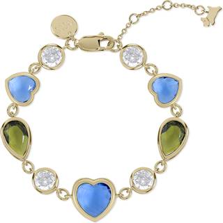 Radley Radley 18ct Gold Plated Coloured Heart Stone Bracelet