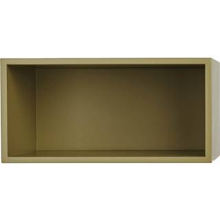 Muuto Mini Stacked Hylde S - Væghylder & Vægskabe Mdf Brown Green - 32432