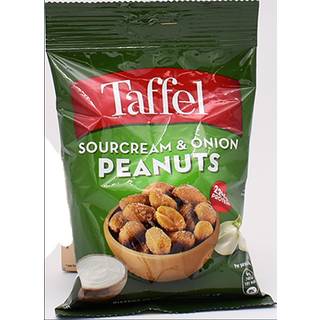 Taffel Sourcream & Onions Peanuts (150g)
