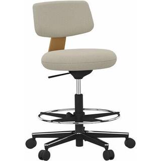 Savo 360H Oak kontorstol med fodring beige