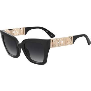 Moschino Kvinde MOS161/S 807/9O Solbriller Acetat Sort Grå Firkantet Normal Skygge