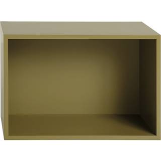 Muuto Stacked 2.0 Reol Med Bagside Brown Green Large