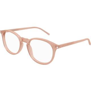 Saint Laurent SL 106 017 50 Briller Mænd Krystalklar - Transparent Orange - 50mm