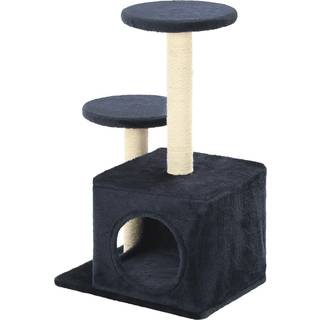 kradsetræ til katte med sisal-kradsestolper 60 cm beige