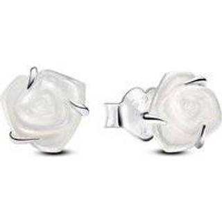 Pandora Ohrstecker - Weiße Blühende Rose - 293209C01 - weiß