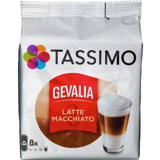 Tassimo Gevalia Latte Macchiato Kaffekapsler 8 stk.