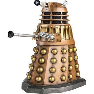Doctor Who 9-tommers Supreme Bronze Dalek-figur - Håndmalet metallisk resin, 23 cm høj, Inkluderer 16-siders samlerguide