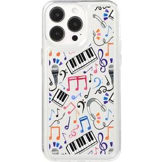 iPhone 15 Pro Fashion TPU Cover - musikalske noter