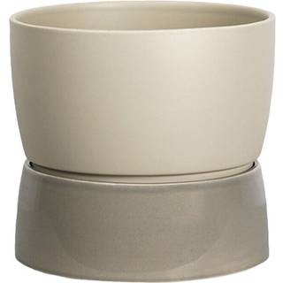 Ro Collection Two Tone Planter Krukke Stor Dune Grey