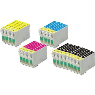 Kompatible blækpatroner Epson T0481 - T0484 - C13T04814010, 4 stk. rabatpakke 72,8 ml
