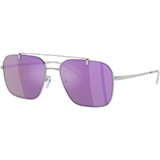 Emporio Armani 0EA2150 Solbriller - Firkantede Sølv Spejlede Linser
