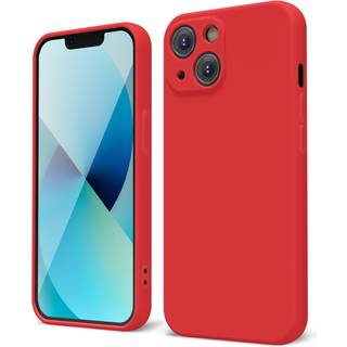 OAKXCO designet til iPhone 13 mini telefonkasse flydende silikone kofanger greb sød tynd slank blød gummi tpu almindelig glat geldæksel til kvind