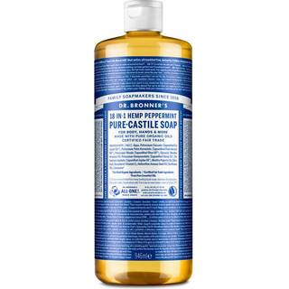 Dr. Bronner's Pleje Flydende sæber Peppermint 18-in-1 Natural Soap 945 ml (242,00 kr / 1 l) - 945 ml