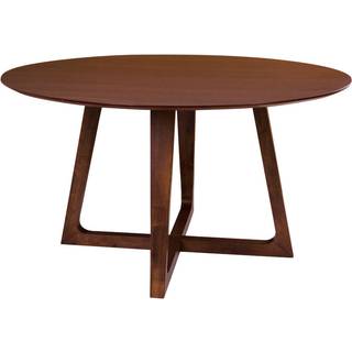 Hellerup spisebord, Ø137 cm, valnød finer