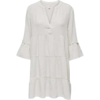 Only - Hvid - Onlthyra Peplon Dress Noos Wvn - X-Small