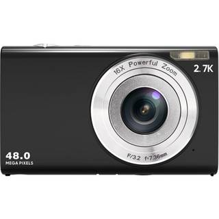 Digitalkamera 48MP 2,7K FHD 16X digital zoom 2,88-tommer skærm Lyserød