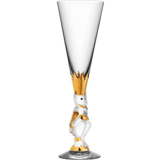 Orrefors - The Sparkling Devil Champagneglas 19 cl Transparent - Champagneglas - Gunnar Cyrén - Gennemsigtig