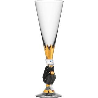 Nobel The sparkling devil Champagneglas 19cl., mørkegrå