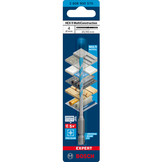 Bosch BOR HEX MULTICONSTRUCTION 4X90MM