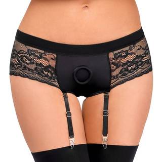Bad Kitty Strap-On Lace Panties with Suspender 2493608 Black L